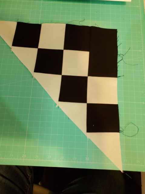 sew the last 2 together to make the block